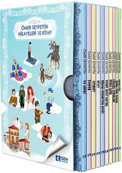 Ömer Seyfettin Hikayeleri (10 Kitap Takım Kutulu)