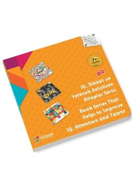 7+ Yaş Seti Level 1 - Iq, Dikkat ve Yetenek Geliştiren Kitaplar Serisi