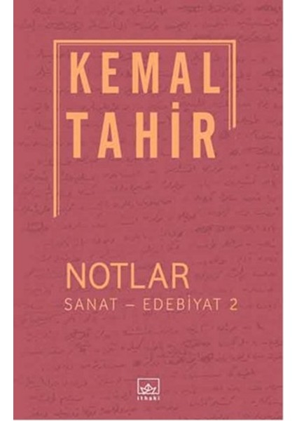 Notlar / Sanat - Edebiyat 2
