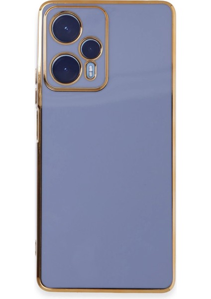 Xiaomi Poco F5 Kılıf Volet Silikon - Mavi Gnzrz