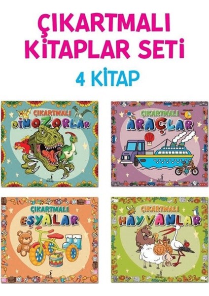 Çıkartmalı Kitaplar Seti (4 Kitap Takım)