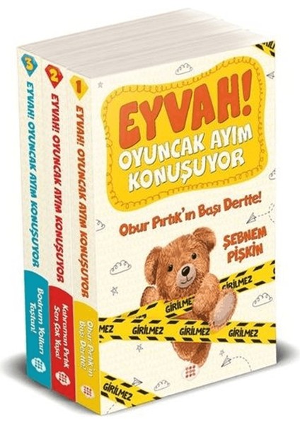 Eyvah! Oyuncak Ayım Konuşuyor Set (3 Kitap Takım)