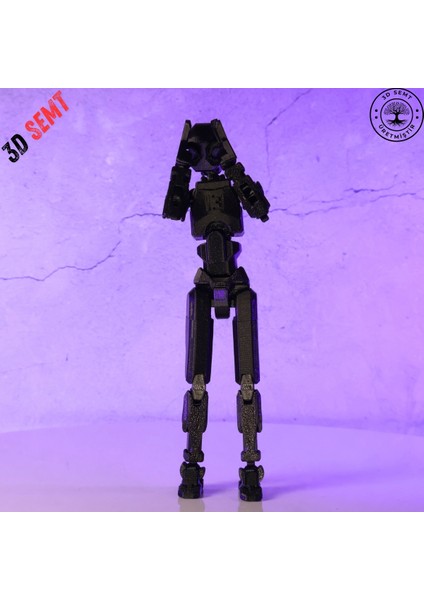 3D Dummy 13 Figür | Hareketli, Pozlanabilir Koleksiyon Modeli | Siyah Renk fırsatları