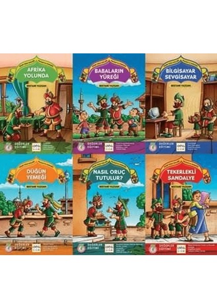 Güler Yüzle Tatlı Söz Hacivat'la Karagöz Dizisi (6 Kitap Takım)