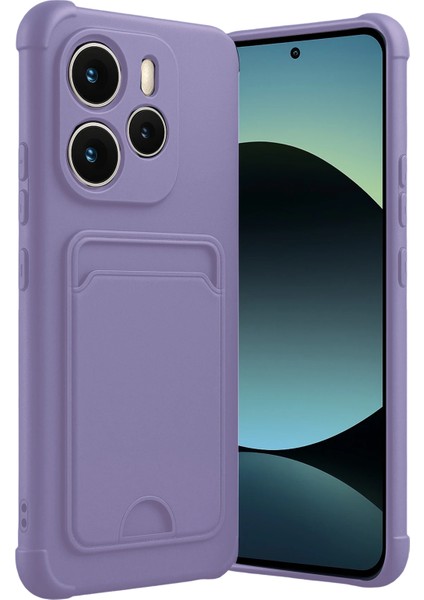 Xiaomi Redmi Note 14 4g Kelvin Kartvizitli Silikon - Lila Gnzrz