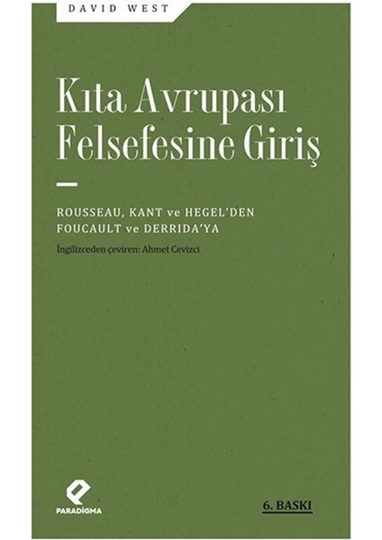 Kıta Avrupası Felsefesine Giriş