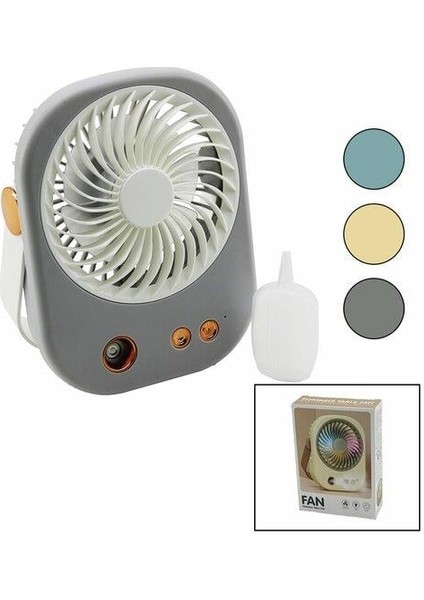 Su Spreyli Masaüstü USB Mini Fan