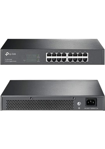 Tp-Lınk TL-SG1016D 16 Port 10/100/1000 Mbps Gıgabıt Swıtch (4887)