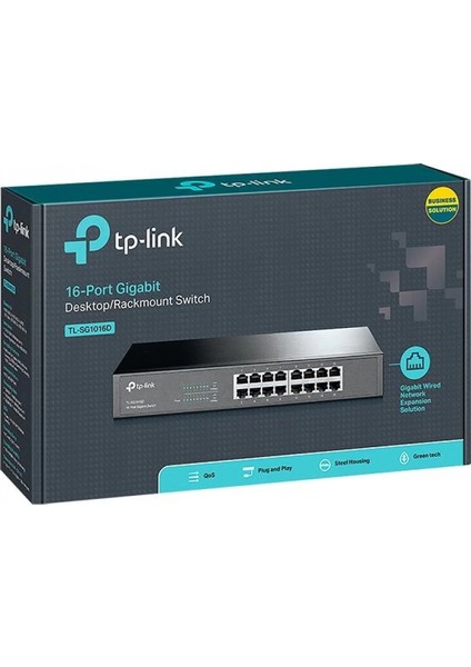 Tp-Lınk TL-SG1016D 16 Port 10/100/1000 Mbps Gıgabıt Swıtch (4887) modelleri