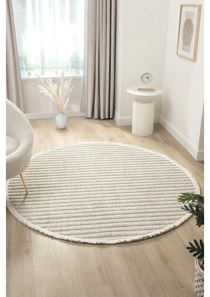 Bej Kahverengi Yuvarlak Dokuma Halı Salon Mutfak Koridor Yolluk Dokuma Makine Halısı 0019 Daire fiyatları