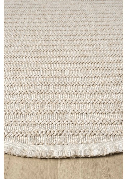 Bej Kahverengi Yuvarlak Dokuma Halı Salon Mutfak Koridor Yolluk Dokuma Makine Halısı 0019 Daire modelleri