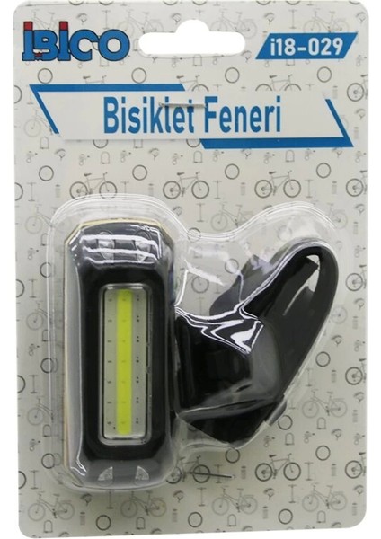 Bisiklet Feneri Pilli 4 Fonksiyonlu= Renkli - Beyaz - 2 Sitil Sinyalli Işık (4887)