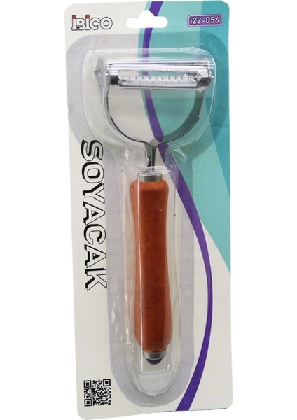 Ahşap Saplı Çift Başlık Soyacak