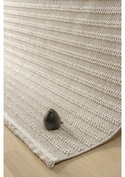 Bej Kahverengi Dokuma Halı Kilim Salon Mutfak Koridor Yolluk Dokuma Makine Halısı 0019