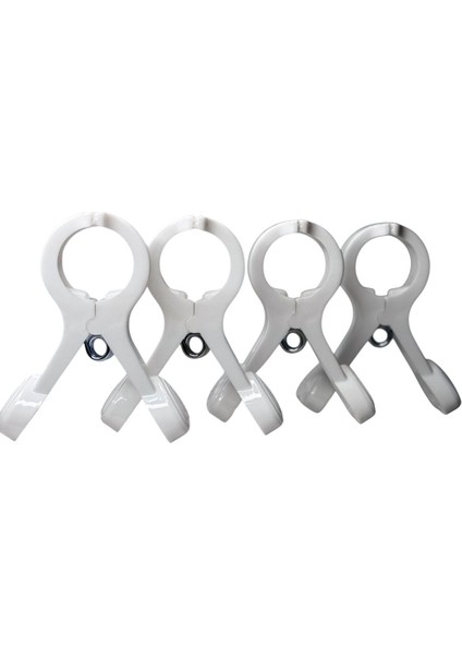 4'lü Çok Amaçlı Plaj ve Ev Için Sabitleyici, Beyaz