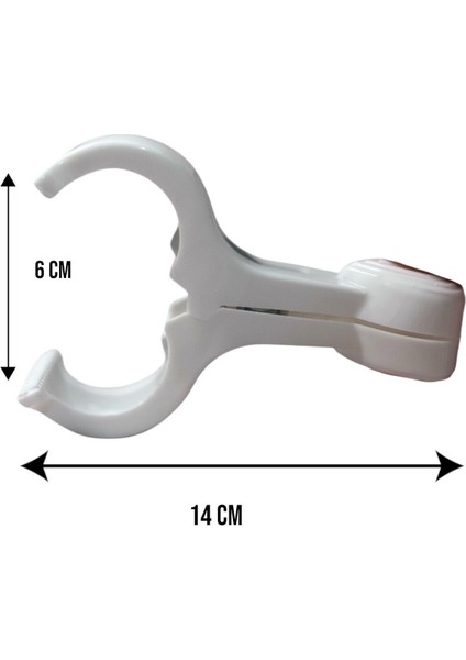 4'lü Çok Amaçlı Plaj ve Ev Için Sabitleyici, Beyaz