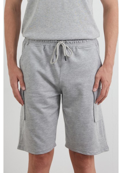 Beli Bağlamalı Kargo Cepli Şort