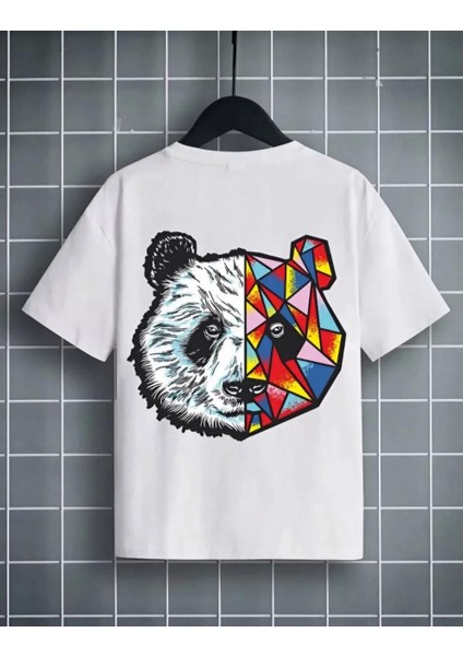 Unisex Çocuk Baskılı T-Shirt - Beyaz fiyatları