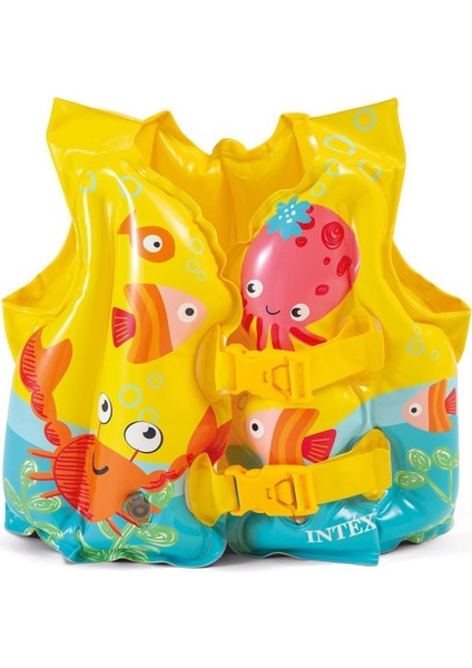 Renkli Şişme Yüzme Yeleği, Can Yeleği, 41X30 cm