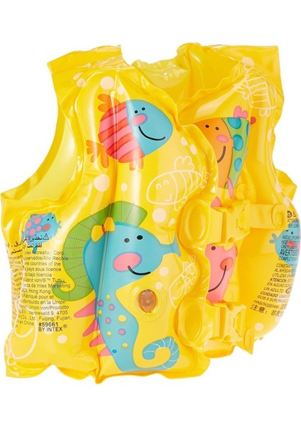 Renkli Şişme Yüzme Yeleği, Can Yeleği, 41X30 cm modelleri