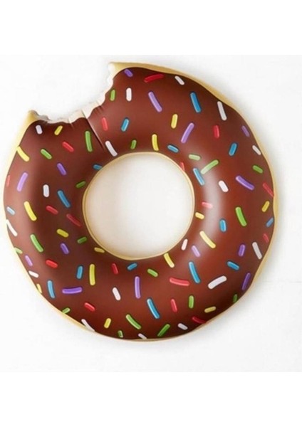 65 cm Kahverengi Donut Simit Şık ve Lezzetli Atıştırmalık