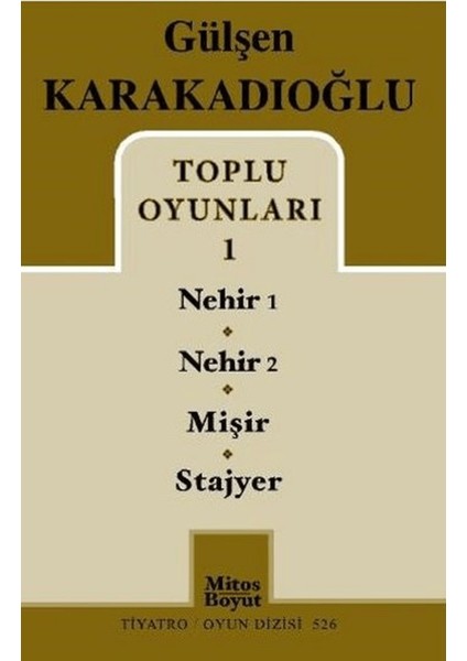 Toplu Oyunları - 1 : Nehir 1 - Nehir 2 - Mişir - Stajyer