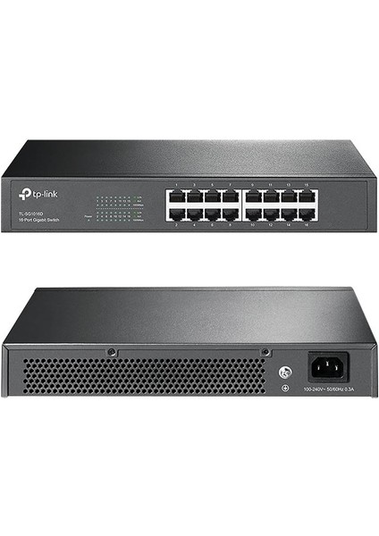 Kampanya Estevia TL-SG1016D 16 Port 10/100/1000 Mbps Gigabit Switch (4172) Yeni!!!