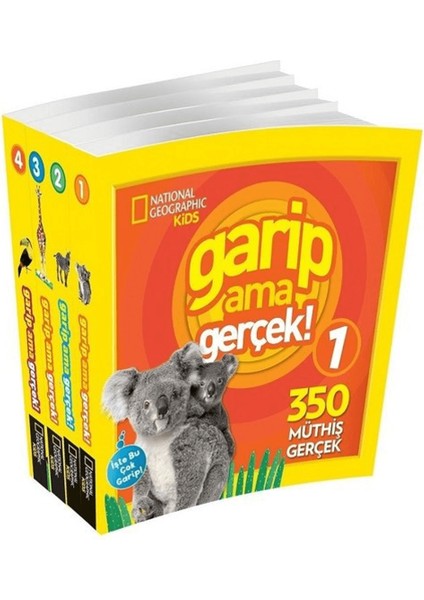 National Geographic Kids - Garip Ama Gerçek Seti (4 Kitap)