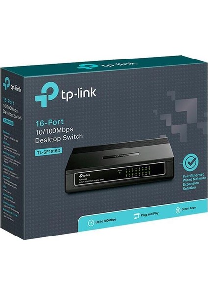 Kampanya Estevia TL-SF1016D 16 Port 10-100 Mbps Ethernet Switch Yeni!!!
