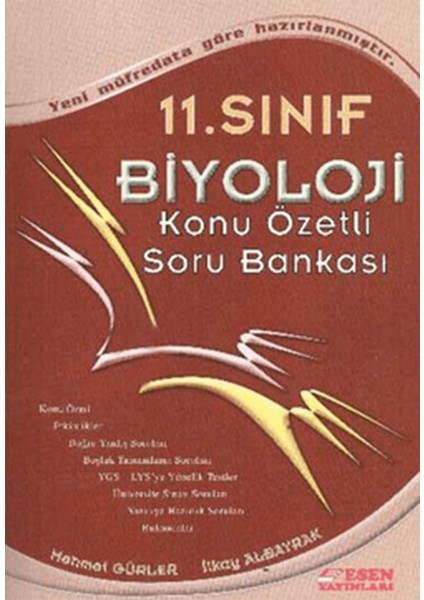 11. Sınıf Biyoloji Konu Özetli Soru Bankası