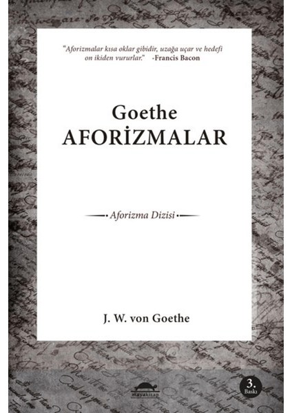 Goethe Aforizmalar
