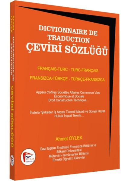 Dictinonnaire De Traduction Çeviri Sözlüğü