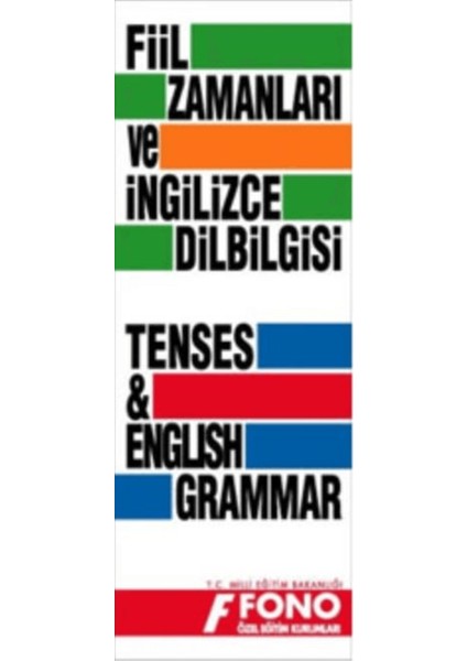 Tablolarla Ingilizce Fiil Zamanları Dilbilgisi Özeti 1