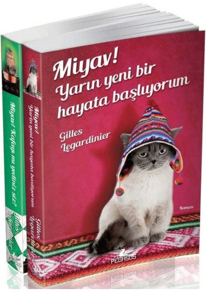 Miyav! Yarın Yeni Bir Hayata Başlıyorum + Miyav! Kafayı Mı Yediniz Siz? (2 Kitap Takım Set)