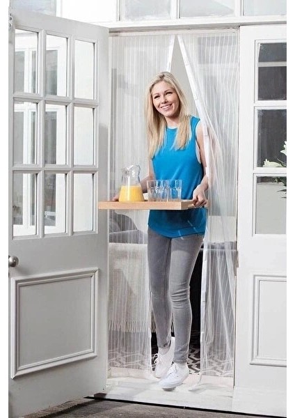 Mıknatıslı Kapı Sinekliği Tül Perde 105 x 205 cm (5047) modelleri