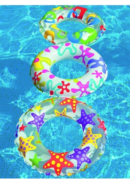 Renkli Deniz Simidi, Çocuklar Için, 51 Cm, Hediye Bonek ile modelleri