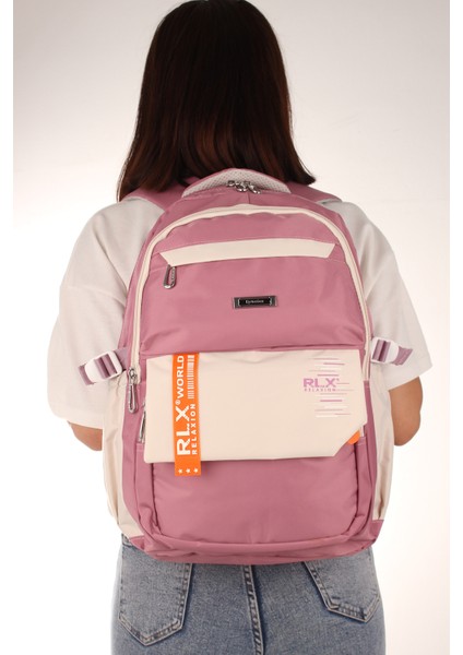 RLX-2059 Okul Sırt Çantası Öğrenci Günlük Seyahat Tatil Spor Yürüyüş Gezi