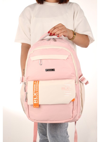 RLX-2059 Okul Sırt Çantası Öğrenci Günlük Seyahat Tatil Spor Yürüyüş Gezi fırsatları