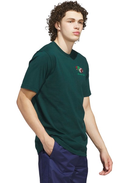 M Hldy Gftbox T Koyu Yeşil Bisiklet Yaka Normal Düz Erkek T-Shirt JN2498 fiyatları