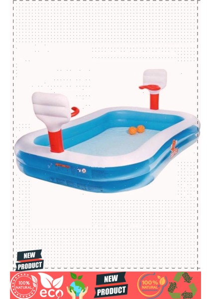 Renkli Basketbol Oyuncak Havuz Seti Çocuklar Için Eğlenceli ve Eğitici