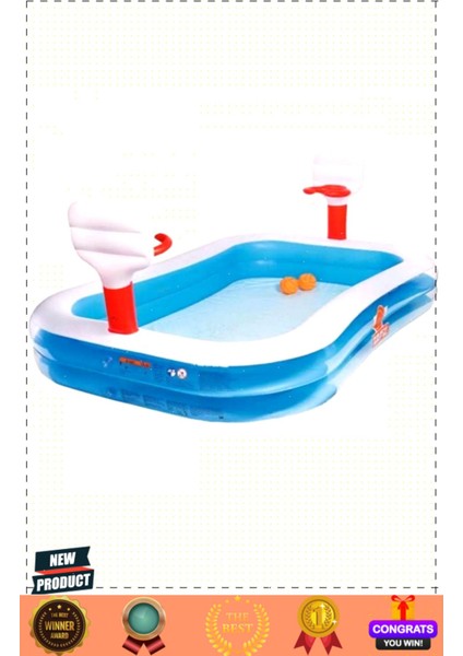 Renkli Basketbol Oyuncak Havuz Seti Çocuklar Için Eğlenceli ve Eğitici indirimleri