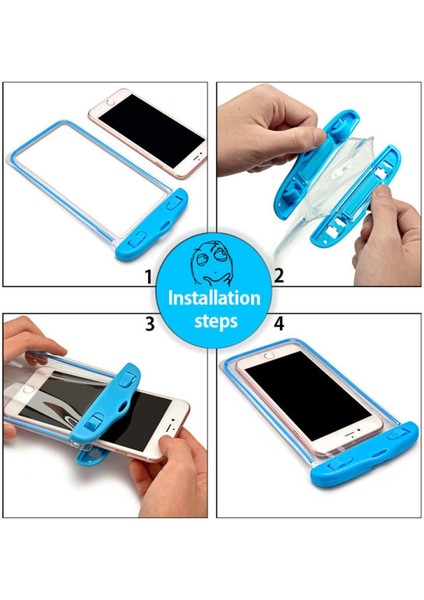 Turuncu Su Geçirmez Telefon Kılıfı, Sualtı Koruma ve Güvenlik Için Uygun fırsatları
