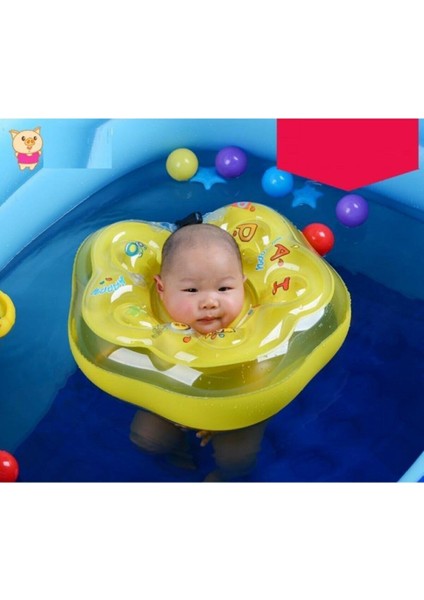 Renkli Bebek Yüzme Boyun Simidi, Güvenli ve Konforlu, Su Oyunları Için Idealdir