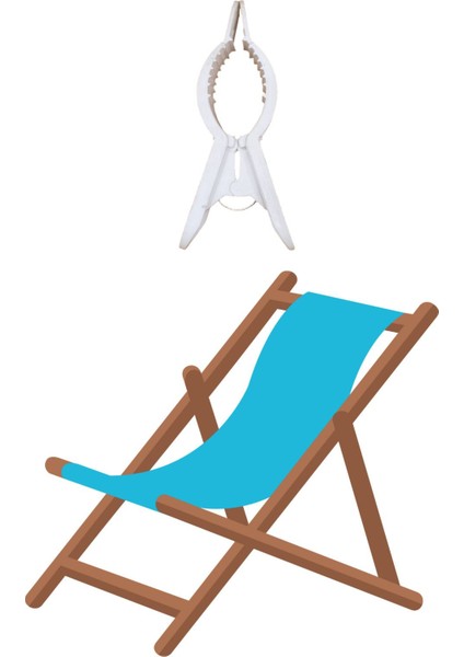 4'lü Büyük Boy Plaj Havlu Mandalı, Çok Amaçlı Sabitleyici, Havlu ve Şezlong Tutucu fiyatları