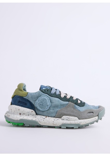 Gri - Mavi Erkek Sneaker Chacrona (1030401)