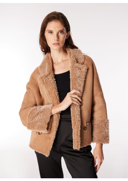 Açık Kahve Kadın Mont modelleri