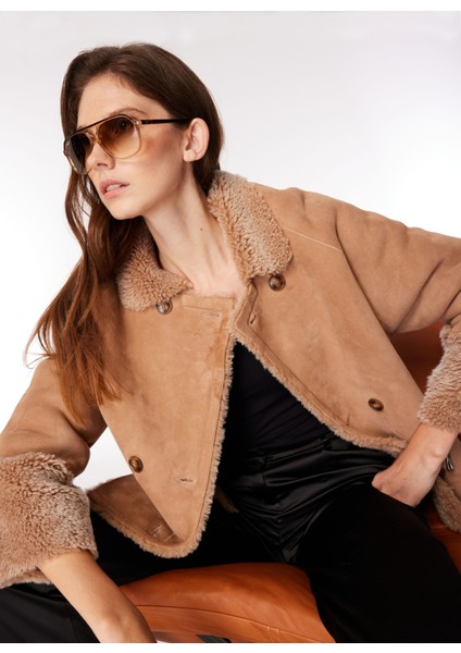 Açık Kahve Kadın Mont indirimleri