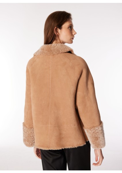 Açık Kahve Kadın Mont