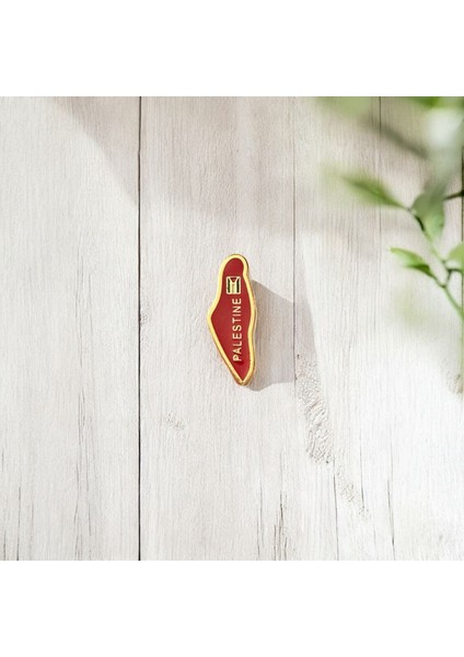 Palestine Broş Kırmızı