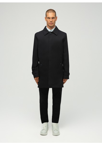 Lacivert Erkek Trençkot Marcus